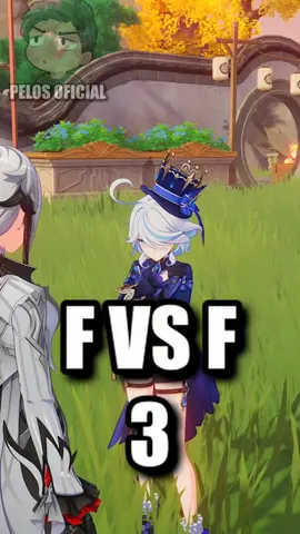 F vs F 3 #Felielpelos #genshin #furina #camotevolador #humor 