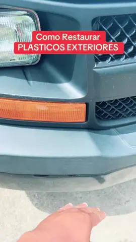 Te enseño cómo restaurar plasticos exterirores de auto, solucion de larga duración! #comorestaurarplasticos #plasticrestoration #backtoblack #alex360details #viral 
