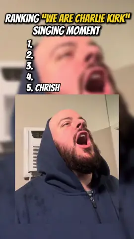 We are charlie kirk 🇺🇸#charliekirk #anthony #singing #cover #ranking 