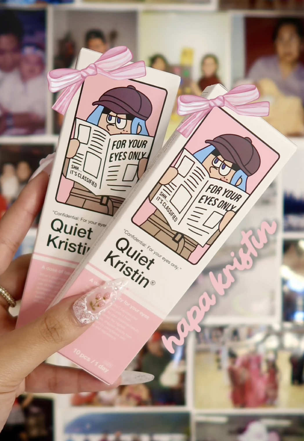 @Hapa Kristin latest series — quiet kristin 🩷🎀 lenses that add the perfect touch of natural sparkle to my everyday look ⭐️ @hapakristin.global #hapakristin #colorcontacts #quietkristin #prpackage #creatorsearchinsights hapa contacts: ㅤ♡ quiet kristin — glow black (13.4mm) ㅤ♡ quiet kristin — glow brown (13.4mm)  