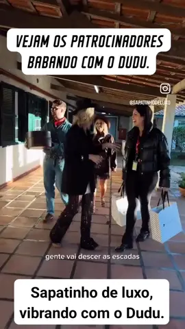 Fiquei muito feliz vendo o pessoal do Sapatinho de Luxo todos emocionados com a prova em A Fazenda e eles gritando quando o Dudu fez o merchan 😅 #AFazenda