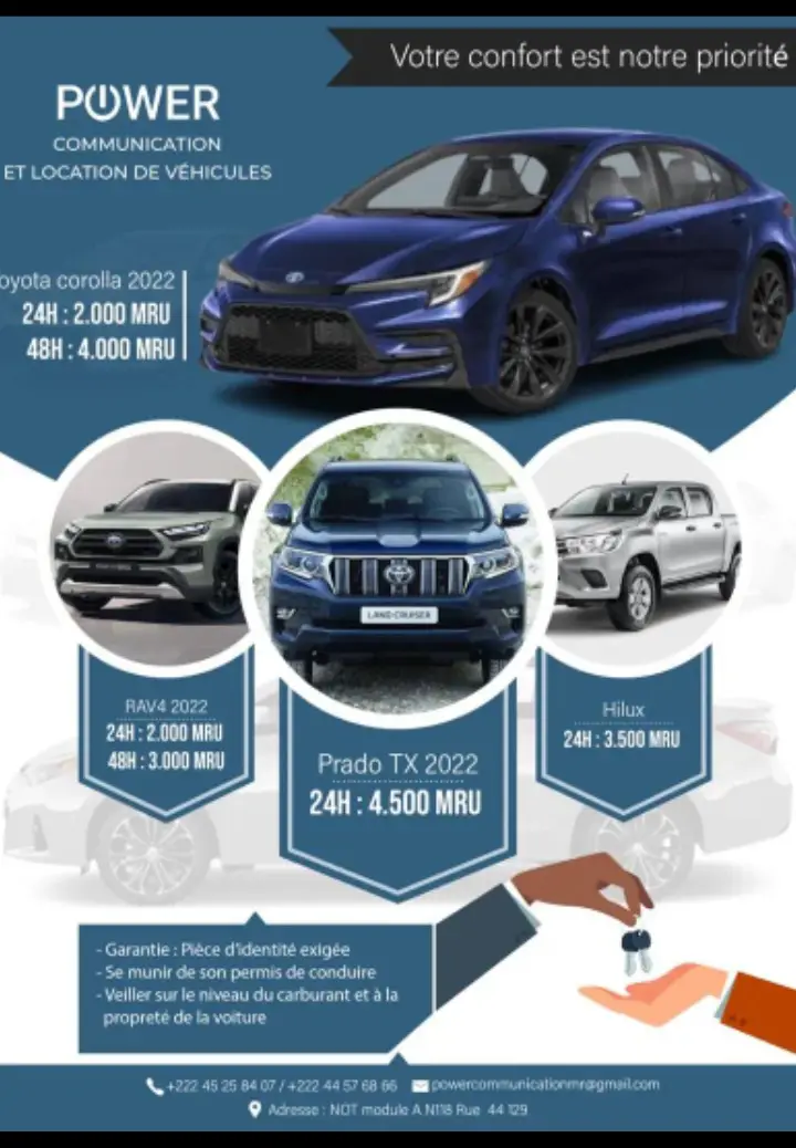 #mauritania #car #rent