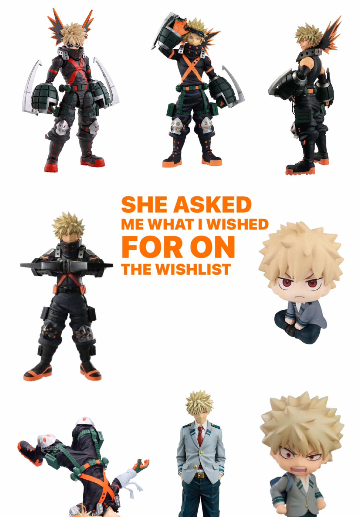 have you ever asked your bitch for other bitches ? // i need more figures — { #KATSUKI #BAKUGO } #mha #xybca #figures 