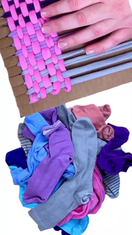 Turning Worn-Out Socks Into a Fresh New Creation — Smart Home Recycling Tricks #reuseideas #diycrafts #recyclingtips #foryou #fyp 