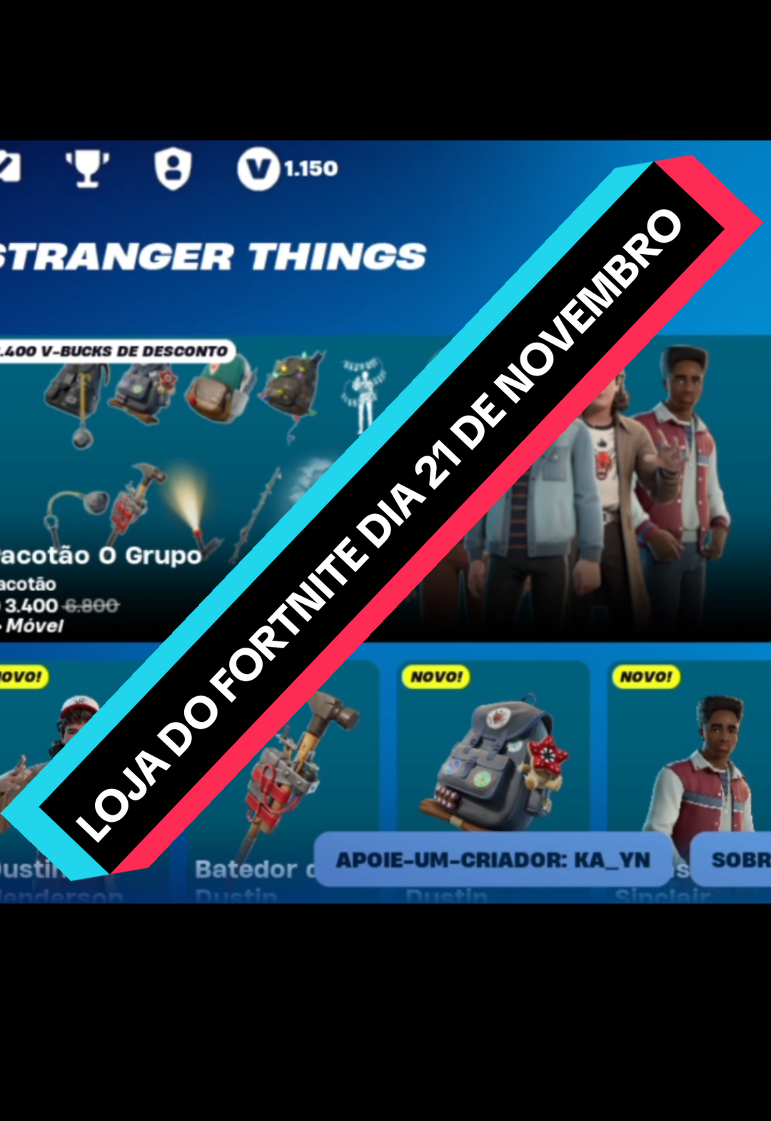 LOJA DO FORTNITE DIA 21 DE NOVEMBRO 2025 #fortnite #fortnitebr #fortniteclips #fortnitemobile 