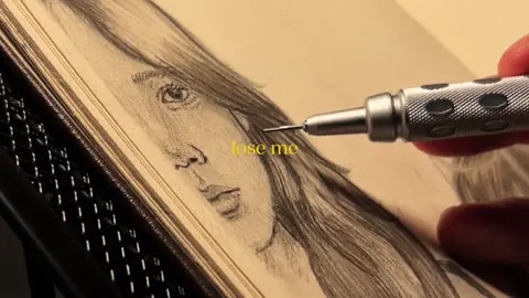 in the right eyes, you’ll be an art. #drawing #art #sketch #CapCut 