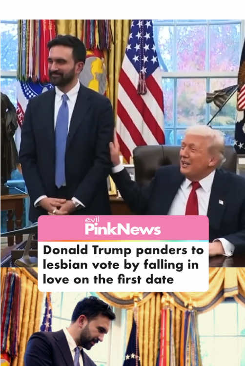 Good luck babe! #donaldtrump #zohran #zohranmamdani #parody #satire 