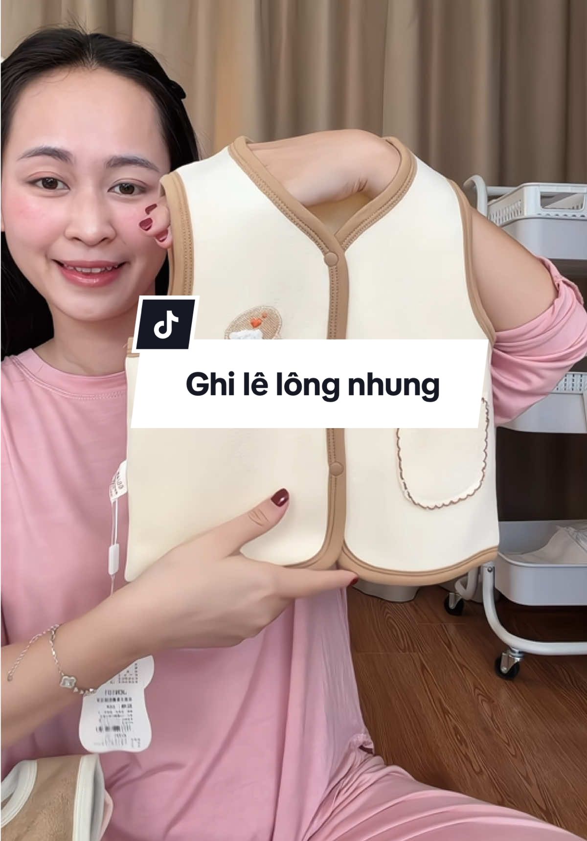 Ghi lê lông nhung đẹp xuất sắc, 10 điểm các mẹ oi #lanhuong2bereview #aoghilechobe #aoghilebe #aothudongchobe #aoghilebetrai 