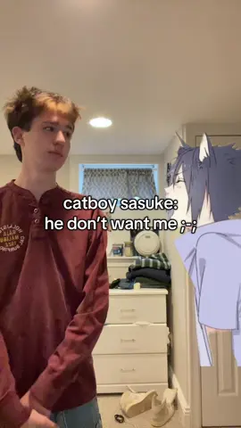 Guys this is real#catboysasuke#viral#sasuke#catboy#naruto