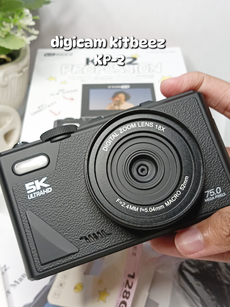 MY FIRST DIGICAM YEAYY 💃🏻💗💕😍 secakep itu & fiturnya banyak udah model flip cam juga #kitbeez #kitbeezcamera #digicam #kitbeezkp2 #camera 