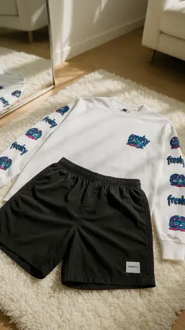 kecee nih🤩 #fyp  #rekomendasioutfit  #longsleve  #celanapendek  #fypyourpage 