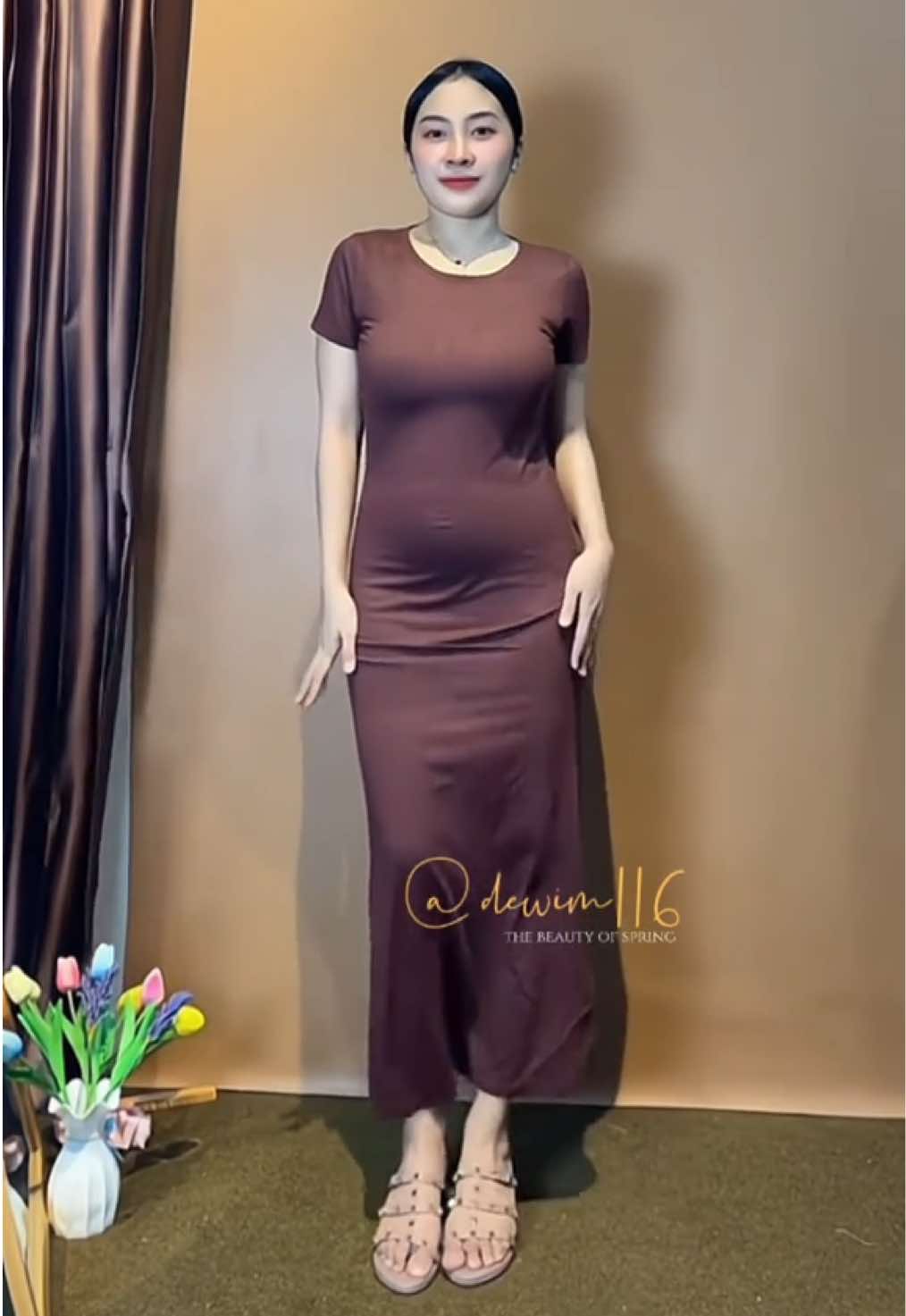 sumpih cikip bingit😭 #dress #longdress #slimfit #dressslimfit #promotiktok 