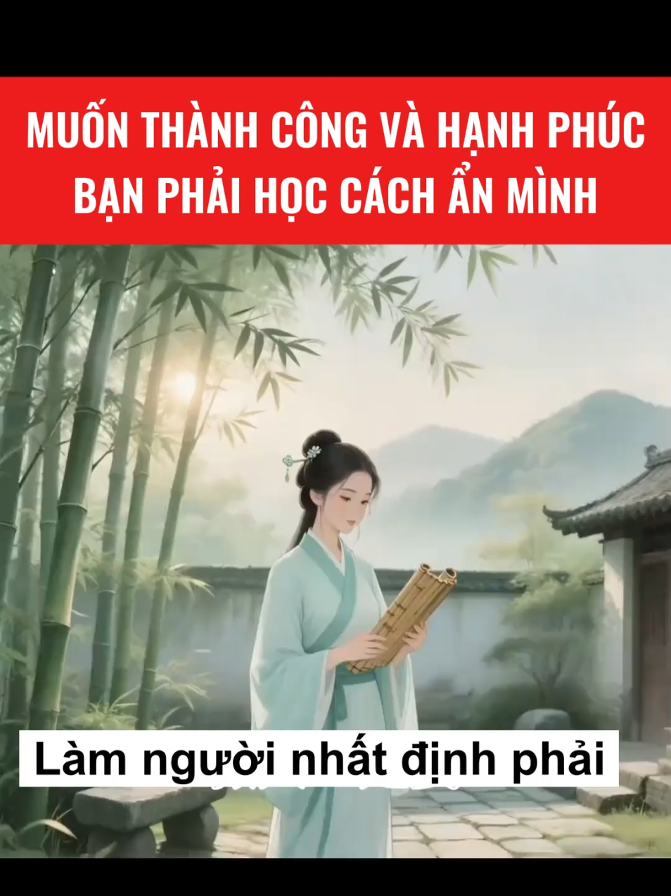 Muốn thành công bạn phải học cách ẩn mình #loisonglanhmanh 