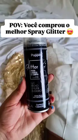Brilhe em qualquer ocasião! ✨💖 O Spray de Glitter para cabelo e corpo garante aquele efeito glam instantâneo que transforma qualquer look. ✨ Confira esse achado incrível na Shopee! ✨ 👉 Copie e cole na barra da Shopee para garantir o seu:BUE-ARV-HUK #GlowPerfeito #BelezaBrilhante #MakeDeFesta #ToqueDeGlitter #LookGlam