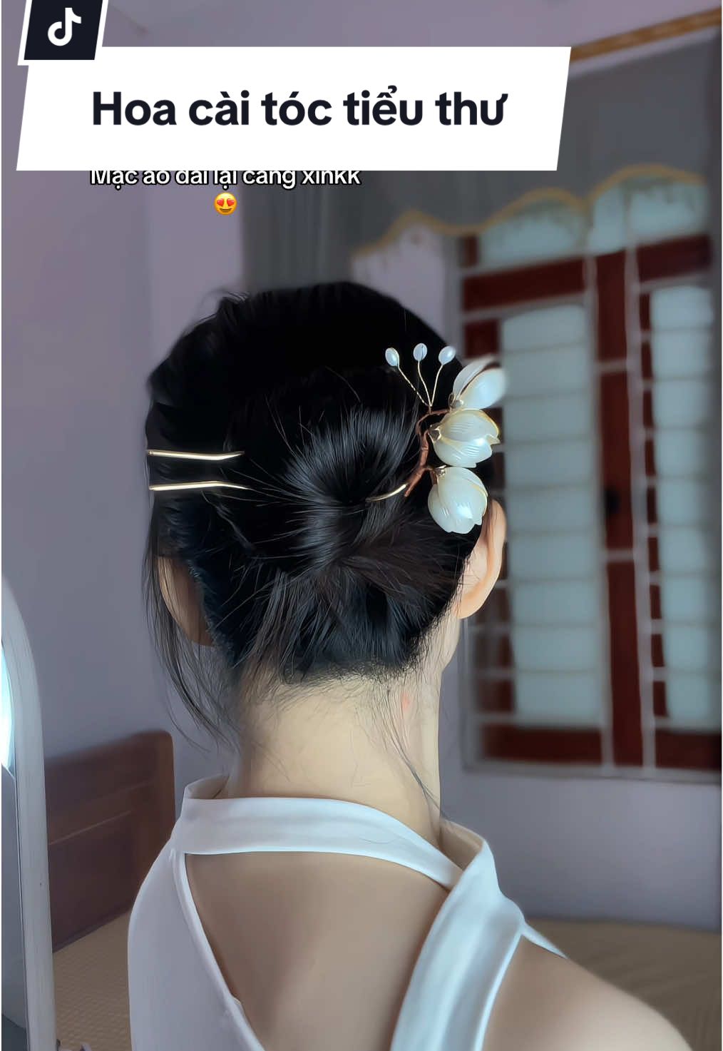 Tóc ngắn tóc dài đều cài được hết lun nha #tramcaitoc #tramcaitoccotrang #hoacaitoc 