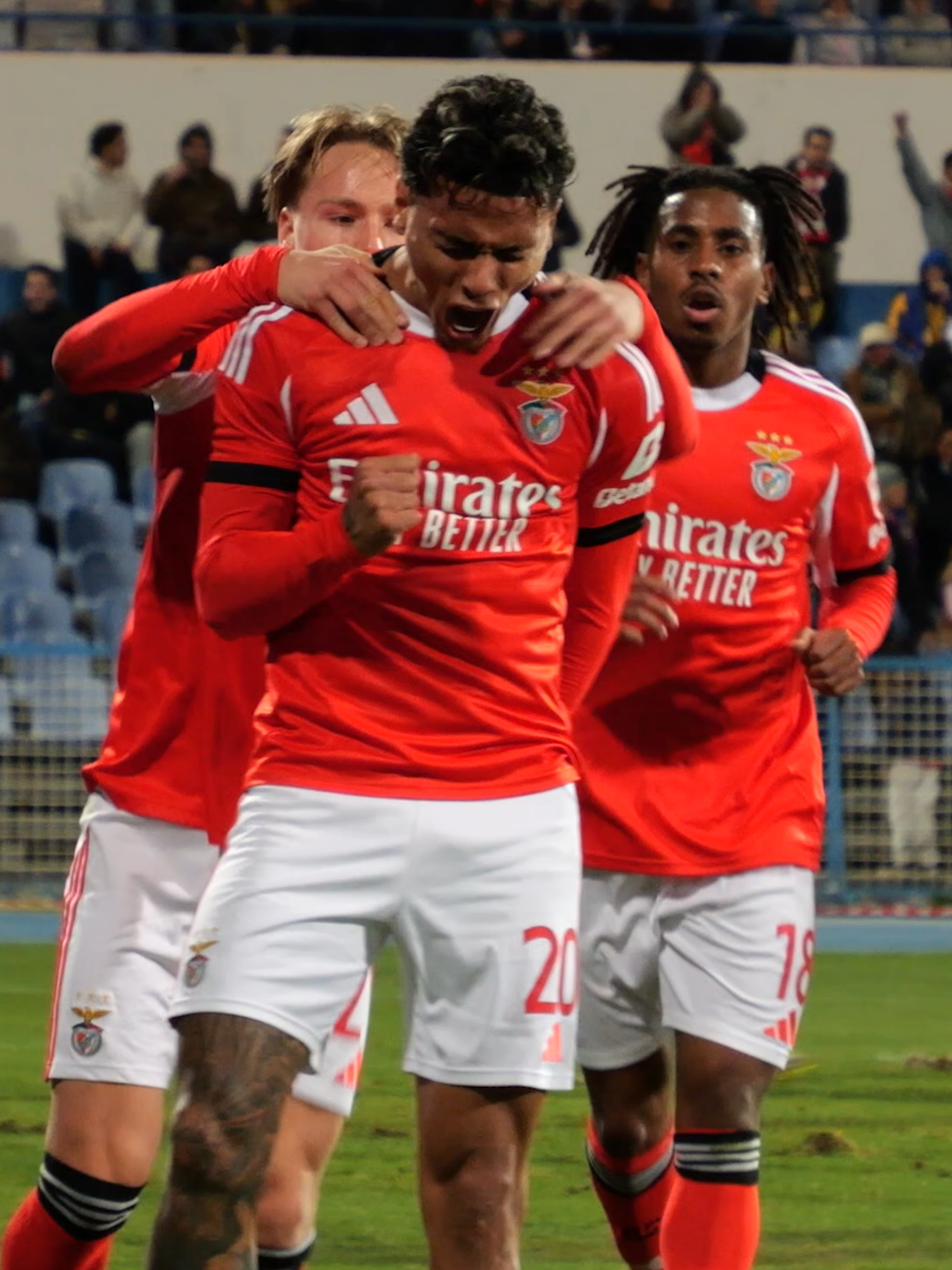 🤩 O primeiro de águia ao peito 🇨🇴 #RichardRíos #Ríos #Benfica #TaçaDePortugal