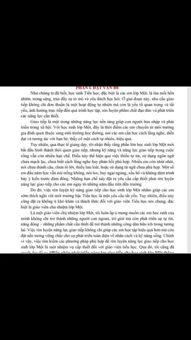 Sáng kiến kinh nghiệm GVCN lớp 1 cho ai cần ạ 🥰🥰 #cogiaotieuhoc #giaovien 