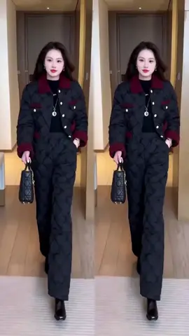 sét đồ Trần bông lót lông cừu xinh sang chảnh dễ thương cho nữ #setdodep #setdosangchanh #setdonu #setdo #fashion 