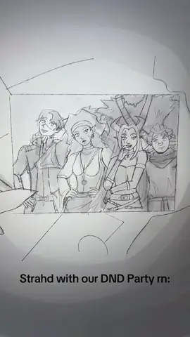 It’s a joke in our party that Strahd has a burn book about us so I had to bring it to life #dnd #dndtiktok #curseofstrahd #dndart #strahd 