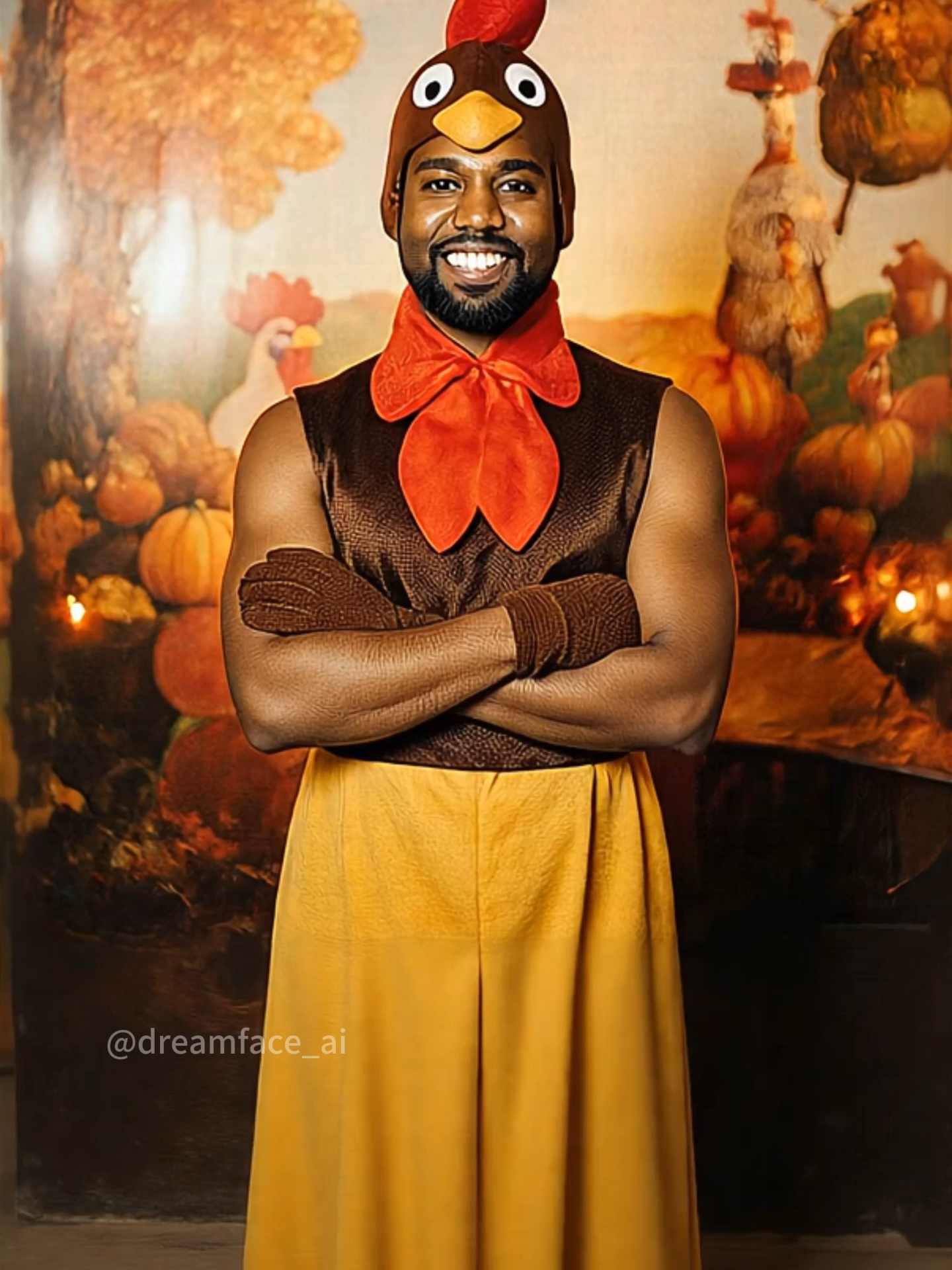 When Kanye West Dances to Taylor Swift's Song on Thanksgiving 💃 1️⃣ Open DreamFace → Tap 「AI Filter」 → Select 