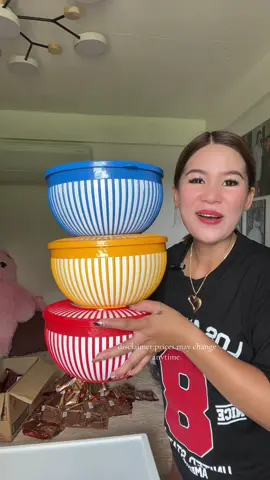 perfect this coming holiday season! pwede pa sa mainit to guys. hindi lumalambot sobrang ganda ng quality ❤️#saladbowl #10in1 #kitchenware 