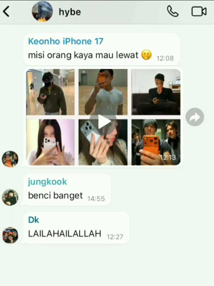 Komplotan iPhone 17 Jumawa #hybe #hybelabels #pov #au #foryourpage 