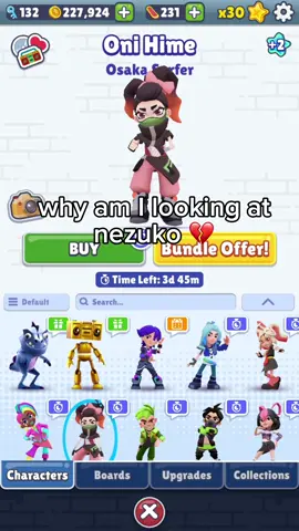 #demonslayer #nezuko #subwaysurfers #kimetsunoyaiba 