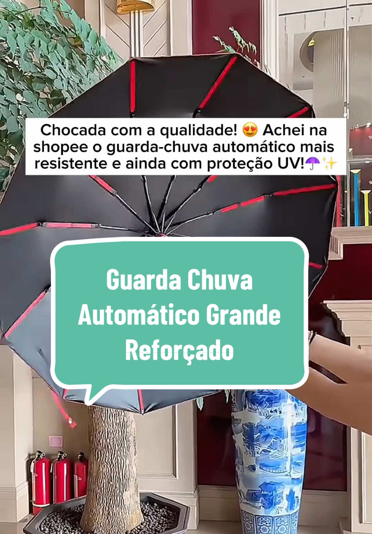 Guarda Chuva Automático Grande Reforçado #guardachuva #guardachuvagrande #guardachuvaautomatico #sombrinha #chuva    🛍️ Clique no Link do Produto👇🏻: https://s.shopee.com.br/6pt4oHjaRe 🚨 Se o link não ficar clicável Copia e cola no seu WhatsApp para o link ficar clicável