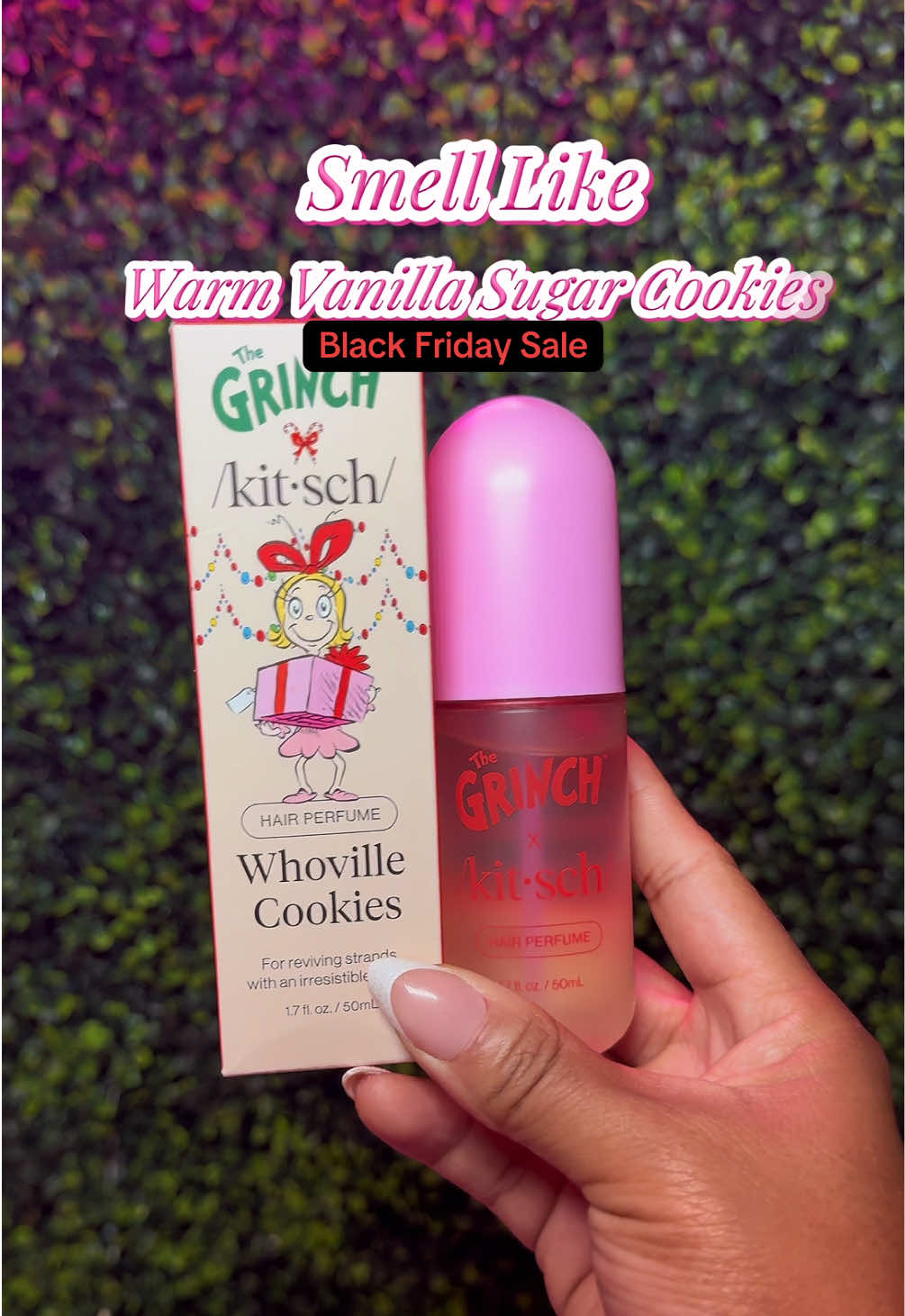 Fresh baked vanilla cookies from whoville! #vanillaperfume #kitsch #whovillecookies #hairperfume #tiktokshopblackfriday 