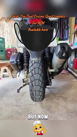 Quick Tire Dual Cruiser Sport tubeless for ADV #quicktire #quicktiretubeless #tubelesstire #fyp #fypシ゚viral 