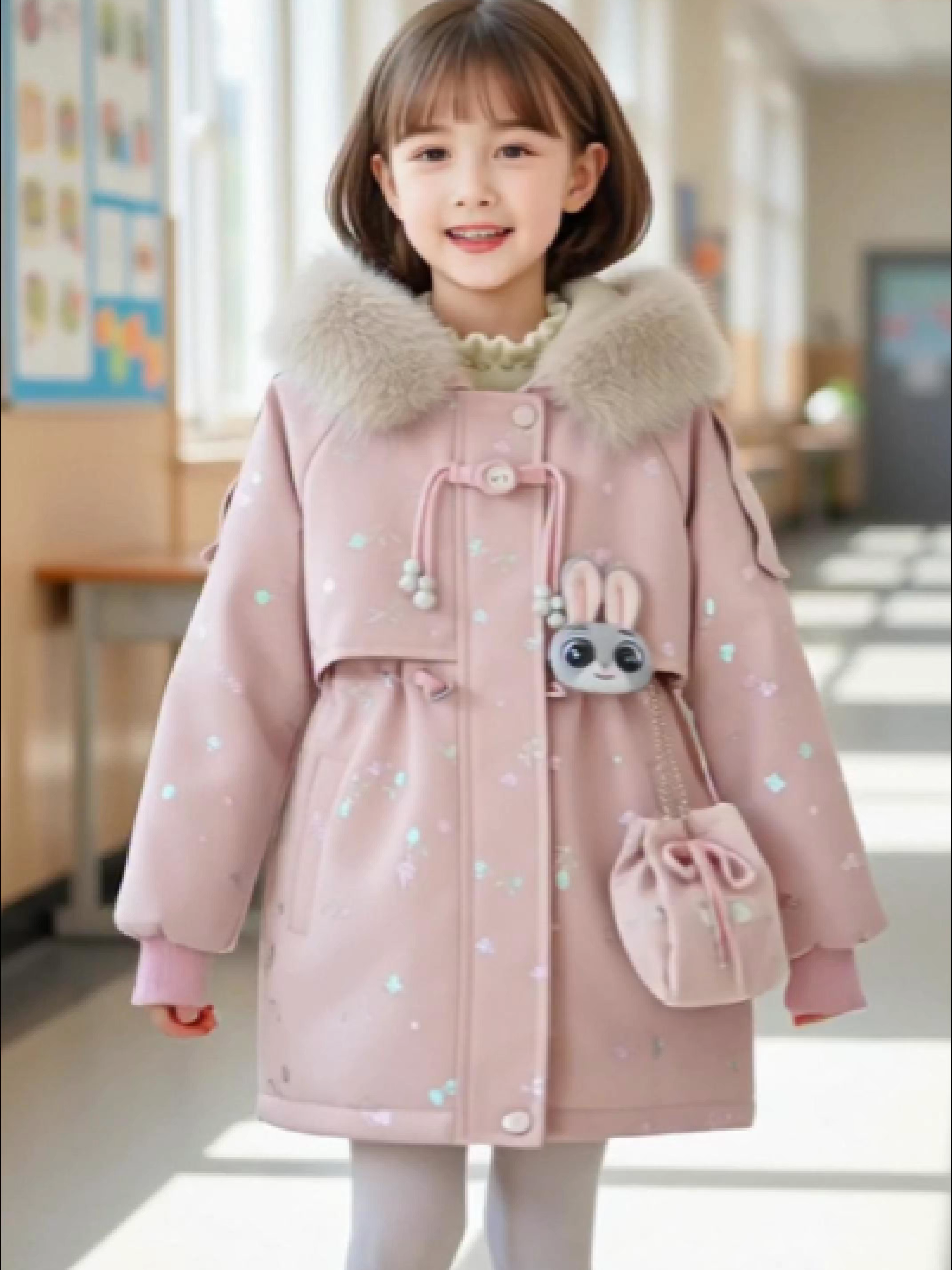 ÁO KHOÁC LÔNG CỪU BLING BLING – ẤM ÁP CỰC ĐỈNH CHO CÔNG CHÚA NHỎ 💖 ❄️ Mùa đông này, bé yêu không chỉ ấm mà còn phải thật lấp lánh! Chiếc áo khoác hồng pastel chất liệu lông cừu (lông thú giả) siêu ấm, siêu nhẹ, nâng niu bé trong mọi cơn gió lạnh. ✨Đặc biệt, họa tiết Bling Bling phản quang, tỏa sáng dưới mọi ánh đèn. Kèm theo là chiếc túi thỏ xinh xắn, giúp bé tha hồ đựng những món quà bí mật của mình! 🏷️ Chất siêu đẹp, siêu ấm, mẹ nào cũng phải mê! #xuhuong #aokhoaclotlongchobe #aokhoaclongcuuchobe #aokhoacdepchobe #moonkidsstore