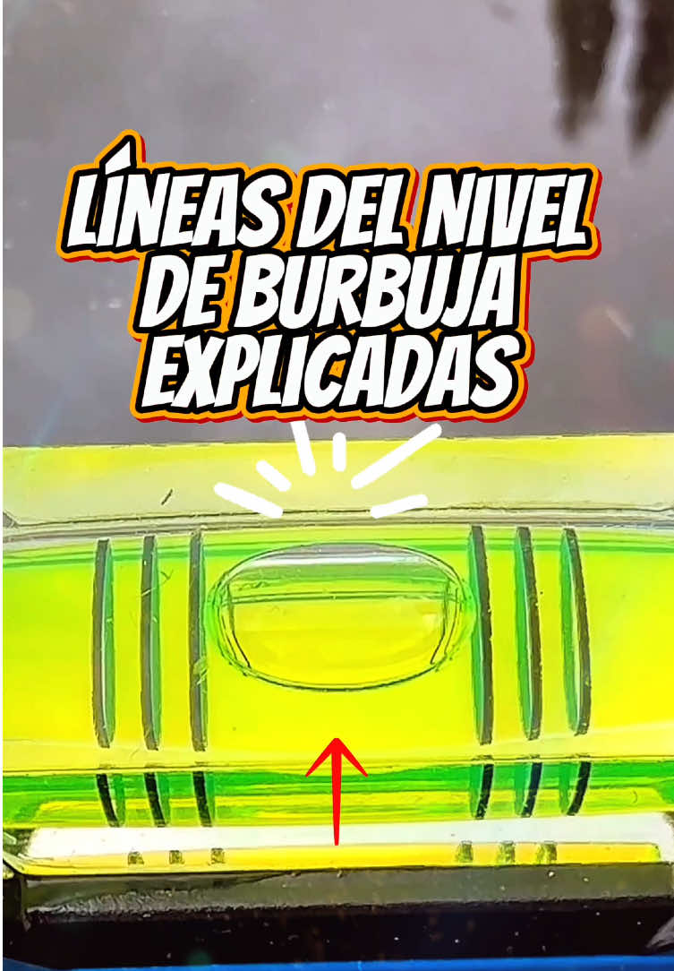 Líneas del Nivel de Burbuja Explicadas #NivelDeBurbuja #Herramientas #Construccion #soldadura 