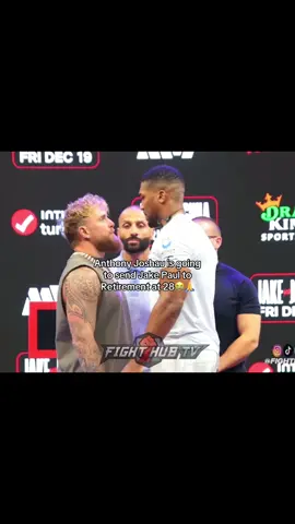 Jake Looks So Scared 😭#fyp #jakepaul #anthonyjoshua #sports 