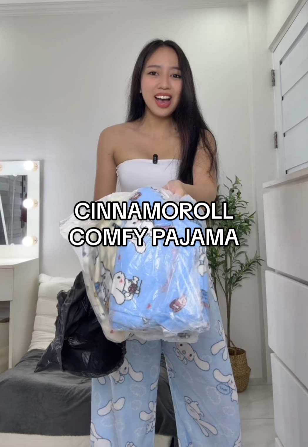 Replying to @scrambled egg may new version ng cinnamoroll!! checkout nyo na hanggat may stock pa #comfypajama #cinnamorollpajama #softpajama #widelegpajama #kumotfabricpajama 