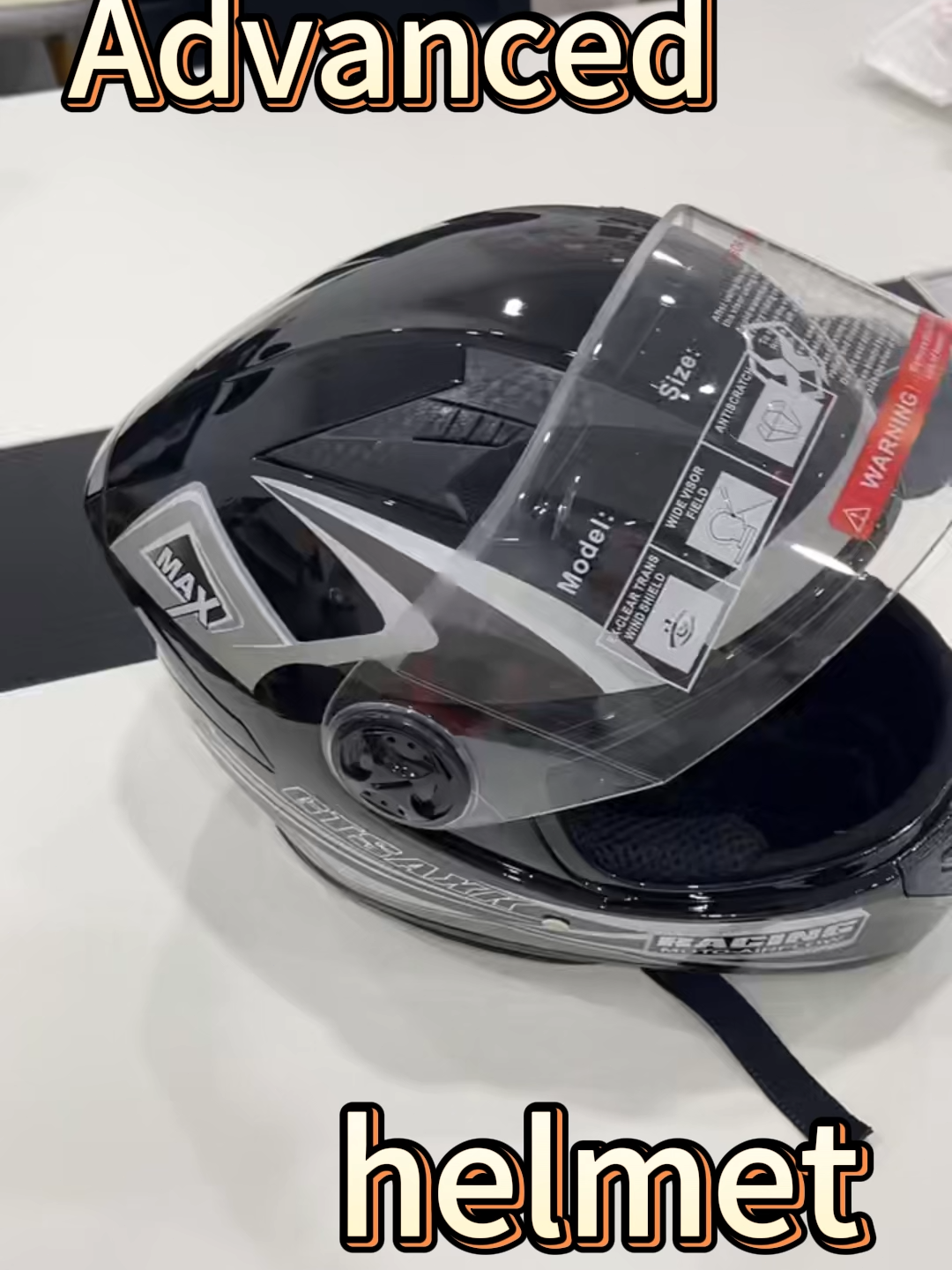 Lightweight Full Face Helmet with Double Shield System - Quick-Change Sunscreen & Clear Lenses for Variable Weather Conditions#AllWeatherGear #UrbanRiding #HelmetInnovation #RidingAccessories #DayNightRiding #safetyfirst👍 #DualVisorHelmet #RidingSafety #LightweightHelmet #VisorTechnology #ProtectiveGear #ClearVision