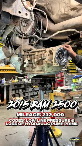 2015 Ram 2500 - No 5th or 6th Gear, Low Line Pressure, and Loss of Hydraulic Pump Prime #tiktokautocampaign #carrepair #tiktokcarhackscampaign #ram #fsptransmissions 