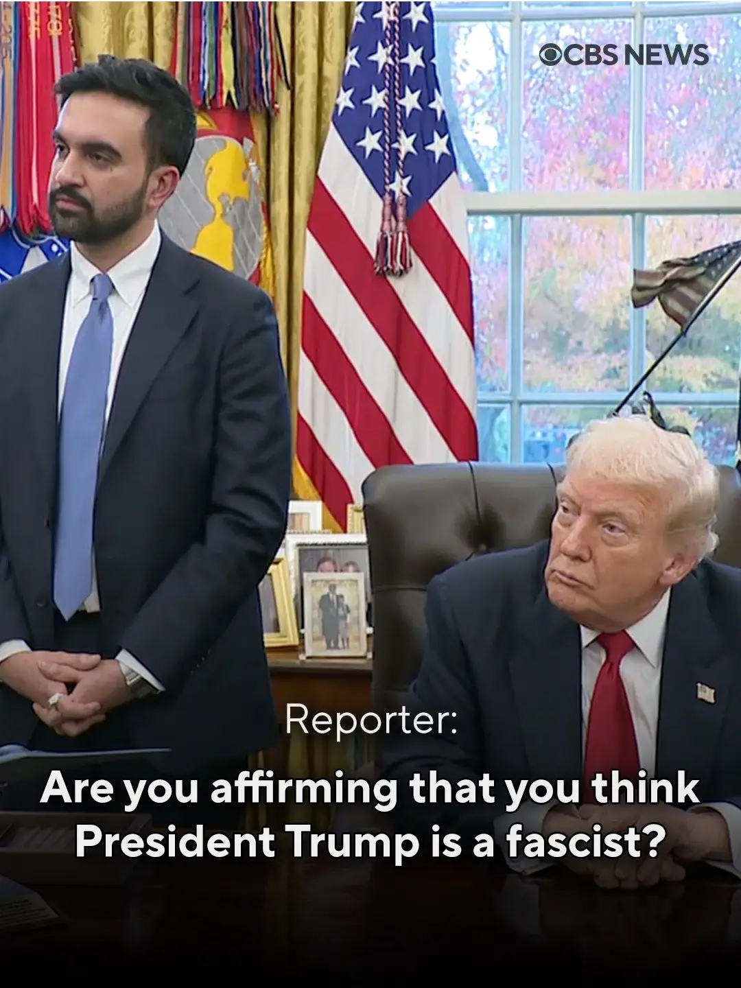 After the White House meeting between President Trump and New York City Mayor-elect Zohran Mamdani on Friday, the two took questions where Mamdani was pressed on whether he thinks the president is a 