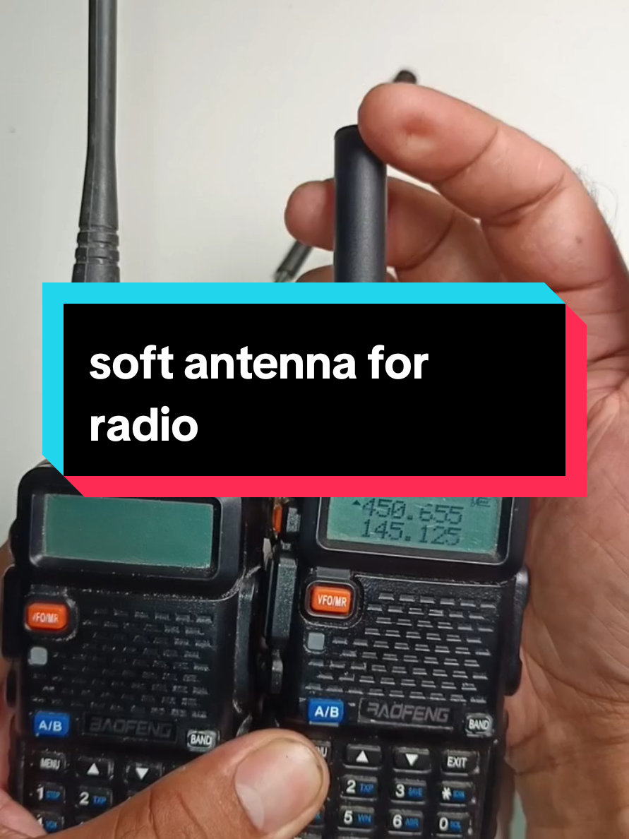 dual band soft antenna  for baofeng kenwood cignus #walkietalkieantenna #softantenna #antenna #radioantenna 
