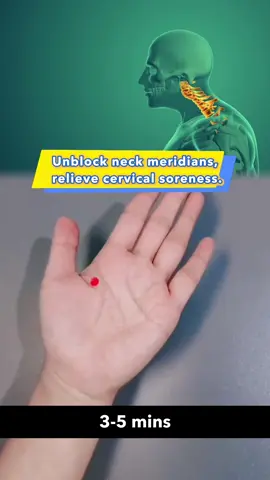 Unblock neck meridians,relieve cervical soreness #tcm #chinesemedicine #acupressure #neckpain 