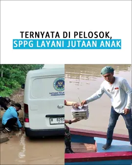 Inilah dedikasi tanpa batas dari Satuan Pelaksana Program Gizi (SPPG)! Demi memastikan jutaan anak di wilayah 3T (Terdepan, Terluar, Tertinggal) menerima Makanan Bergizi Badan Gizi Nasional (MBG-GN), mereka rela menempuh jalur yang ekstrem dan berlumpur. 	#indonesiasejahterabahagia #indonesiabahagiasejahtera #BahagiaUntukIndonesia