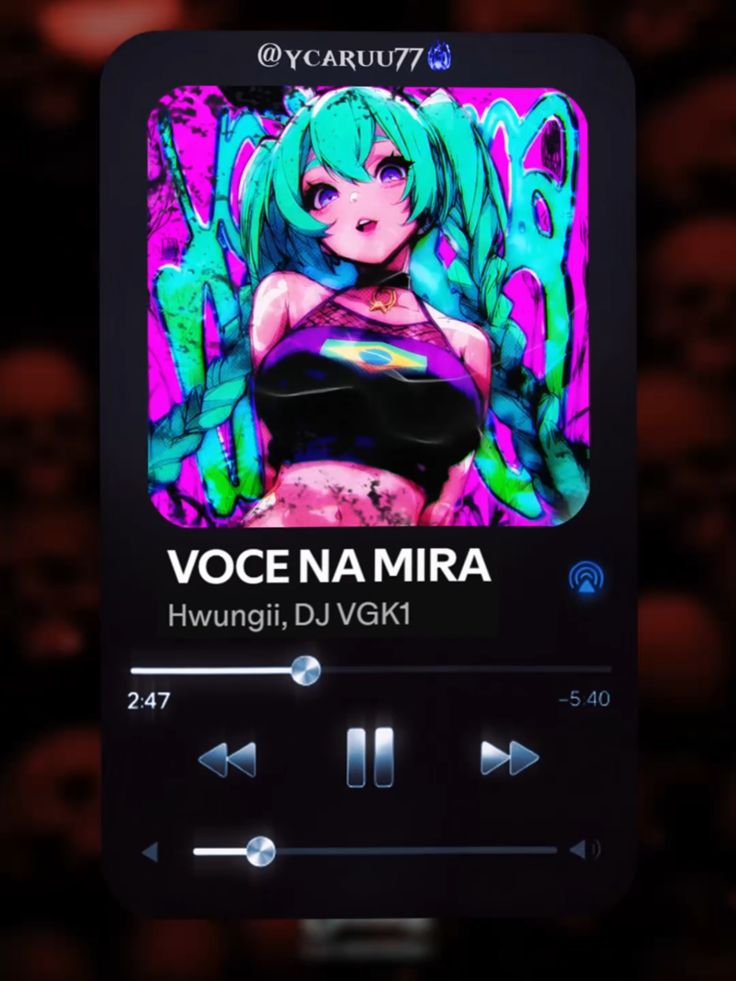 Song: VOCE NA MIRA | 𝐒𝐩𝐨𝐭𝐢𝐟𝐲 𝐩𝐥𝐚𝐲𝐥𝐢𝐬𝐭 𝐥𝐢𝐧𝐤 𝐢𝐧 𝐛𝐢𝐨! | #musica #edit #funk #phonk #vibesss #slowedsongs #songlyrics #aveeplayer #fyp #musicas #🎧 #myedit #phonk_music #bassboosted #bass #trend #playlist #spotify
