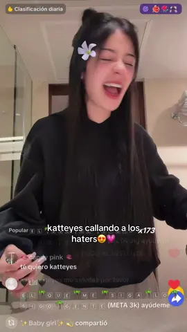 katteyes callando a los haters 😍 #paratiiiiiiiiiiiiiiiiiiiiiiiiiiiiiii #santiago #pinchitiktokponmeenparati #viral #tiktoknolebajeslacalidadporfa😾 Ya sé cómo salir en para ti@Katteyes @TikTok @TikTok en español @kattie @charli d’amelio 