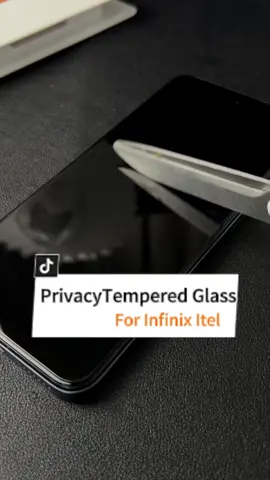 For infinix GT30pro privacy tempered glass screen protector. #smart9 #hot50i #note50 #temperedglass #tiktokshop11bigpamasko