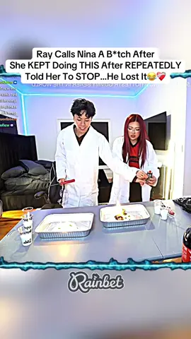 Ray Calls Nina A B*tch After She KEPT Doing THIS After REPEATEDLY Told Her To STOP…He Lost It😂❤️‍🩹 #rayasianboy #fyp #nina #viral #cjclipplug 