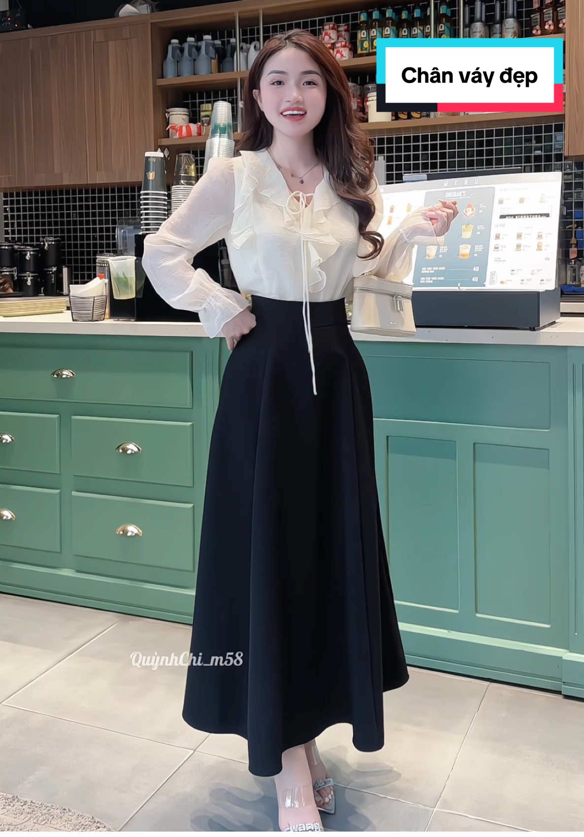 Trả lời @12345 Chân váy dáng dài chất vải mềm mịn đẹp #chanvaydep #chanvayxoe #chanvaycongso #chanvaynu 