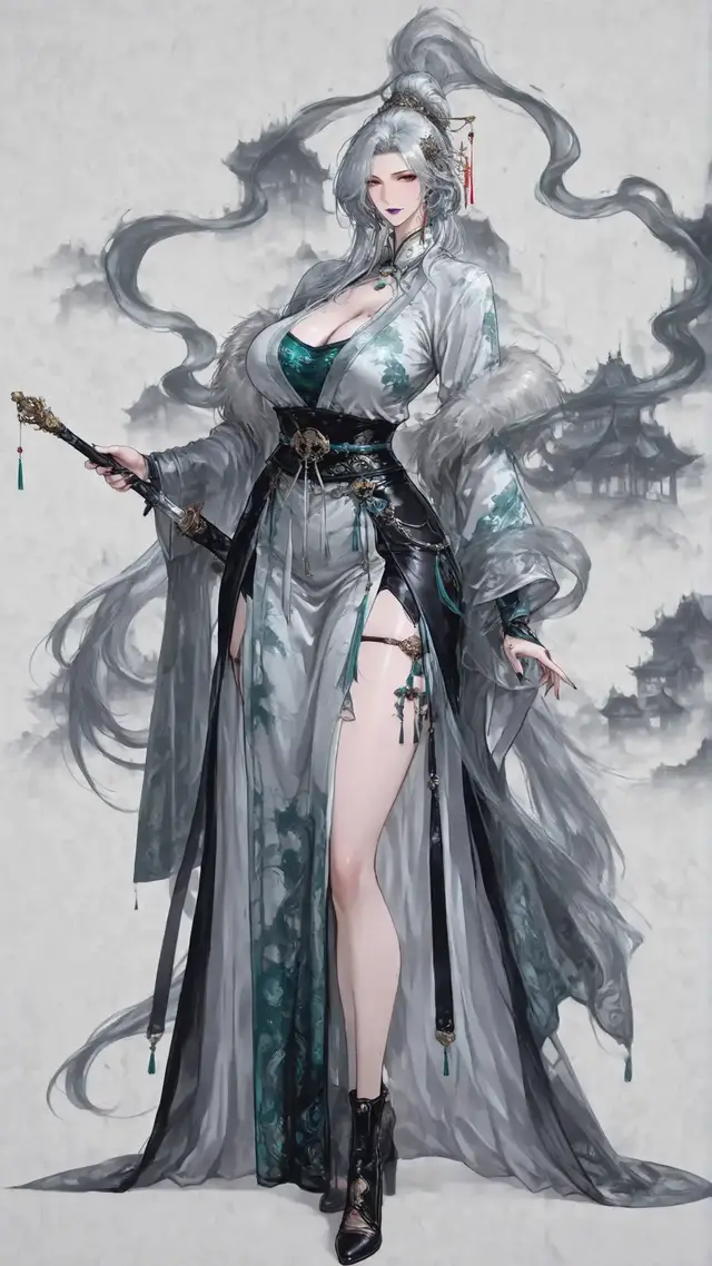 #xuhuongtiktok #xuhuong #art #ai #donghua #mynhancotrang #mynhan3d #Anime 