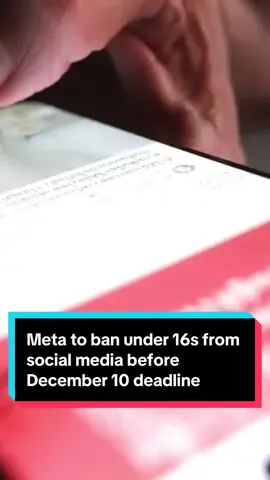 Replying to @amar🇧🇦🇧🇦 Meta has indicated that accounts they have identified as belonging to under 16s will become deactivated before the December 10 deadline. #socialmediaban #meta #australiannews #socialmedia 