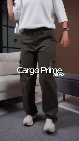 Try On Cargo Prime Army 👌✨ . #cargopants #celanapanjang 