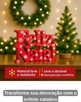 ✨ Letreiro “Feliz Natal” Vermelho – 38cm para sua Decoração! 🎄 Clique no Link da Bio e garanta o seu na Shopee! #FelizNatal #DecoracaoDeNatal #Natal2024 #EnfeitesDeNatal @Baratocerto_br @Baratocerto_br 