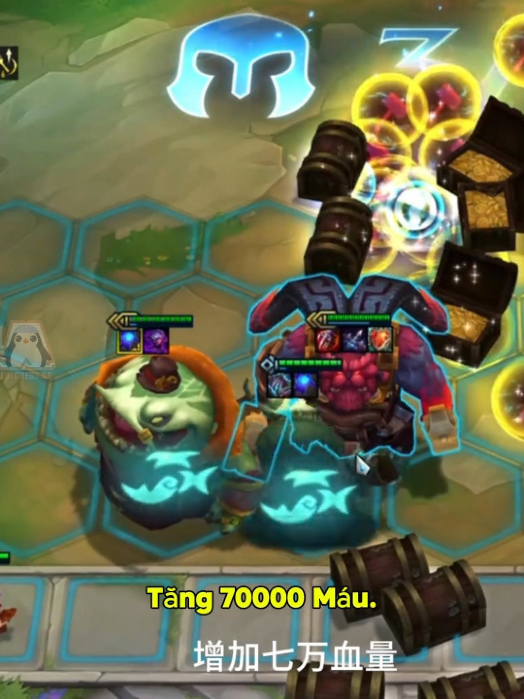 Tahm Kench 2 sao nuốt chửng tướng 5 tiền 3 sao, nó có thể lên thẳng 3 sao luôn❗#TFT #LOLCHESSGG #LOLCHESSGGOFFICIAL #TFTSET16